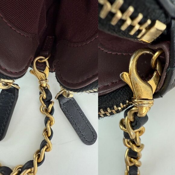 Chanel Lucky Charms 2.55 Black Double Zip WOC Wallet Clutch Bag - Picture 12 of 16